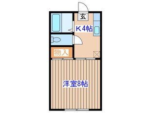 Ｍ．Ｔコーポ　Ⅰの物件間取画像